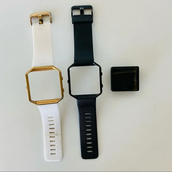 FITBIT Blaze Black White Smart Watch Face Band - Picture 4 of 6